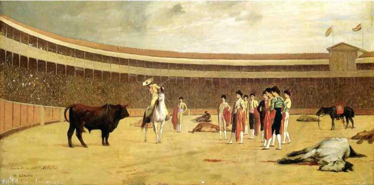Jean-Leon-Gerome-Bull-and-Picador